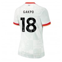 Fotballdrakt Dame Liverpool Cody Gakpo #18 Tredjedrakt 2024-25 Kortermet